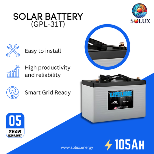 This is an image of Lifeline GPL-31T 12V 105Ah AGM Sealed Battery