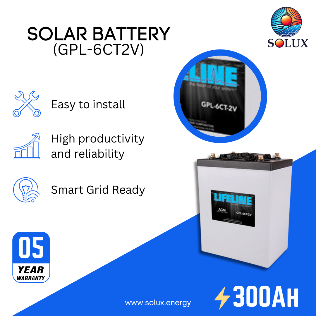 This is an image of Lifeline GPL-6CT 6V 300Ah AGM Sealed Battery