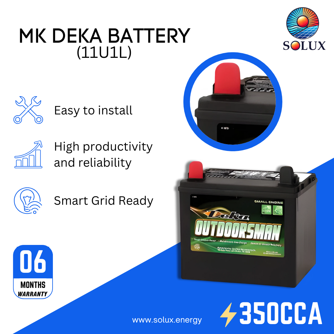 This is an image of MK Deka 11U1L Battery 12V FLA