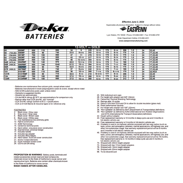 696RMF auto battery specs