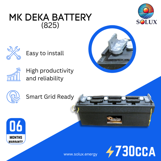 This is an image of MK Deka 825 8V Marine Batteries Marine Batteries
