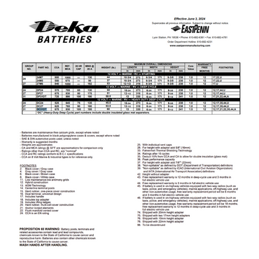 DC31DT battery marine rv