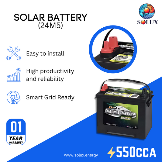 This is an image of MK Deka Marine Batteries 12V 24M5 FLA