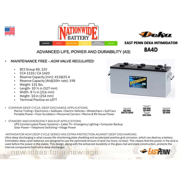 8A4D non-spillable battery