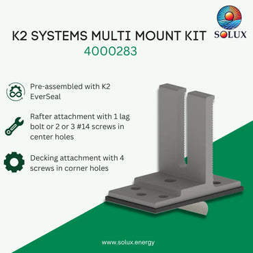 K2 Systems Multi Mount Kit (Mill : 4000282) (Dark: 4000284)