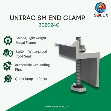 Unirac SM ENDCLAMP E (Sold Individually, Pkg Qty 20)