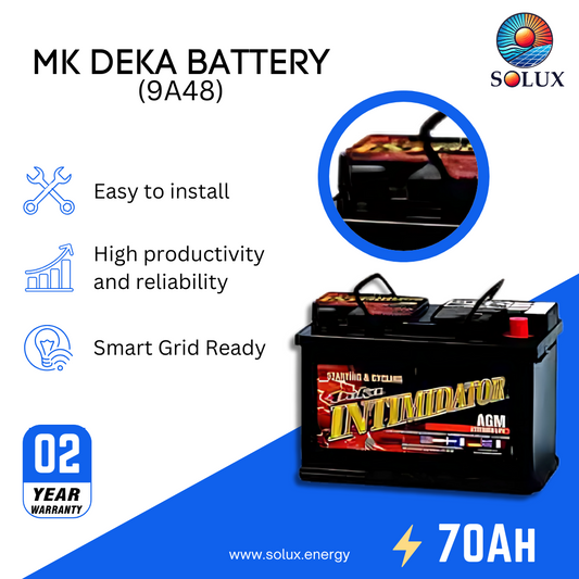 This is an image of MK Deka 12 Volt 60Ah Battery AGM