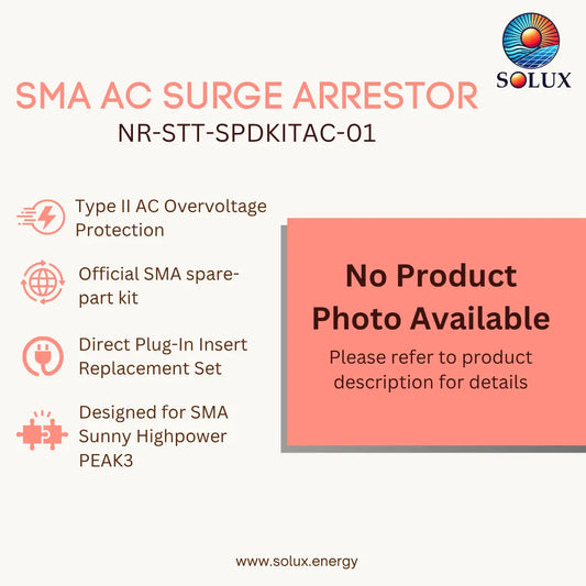 SMA AC Surge Arrestor set as spare part for Sunny Highpower PEAK3 PV Inverters consisting of 3 DC surge arrestors as insert element