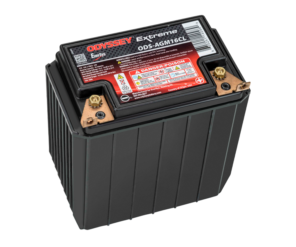 Odyssey Battery ODS-AGM16CL 18Ah Extreme Series AGM Battery