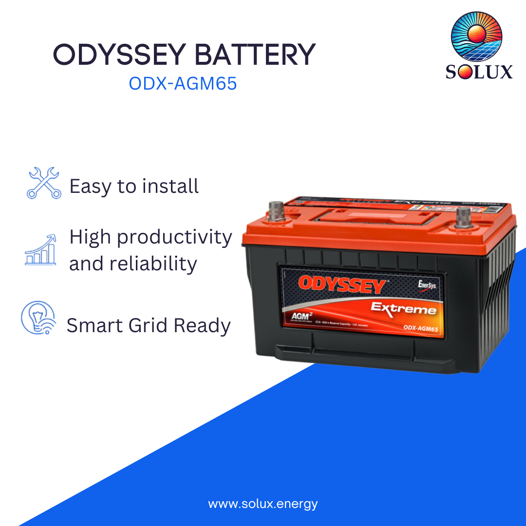 Odyssey Battery ODX-AGM65 12VDC 74Ah Specialty Battery