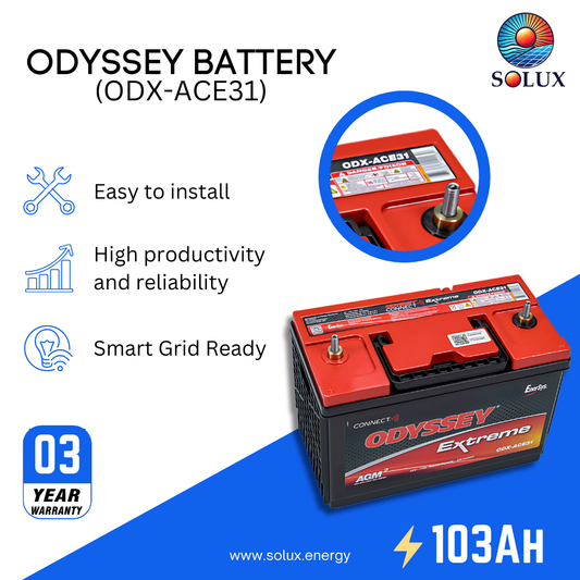 This is an image of Odyssey Extreme Batteries ODX-ACE31 12VDC 103A