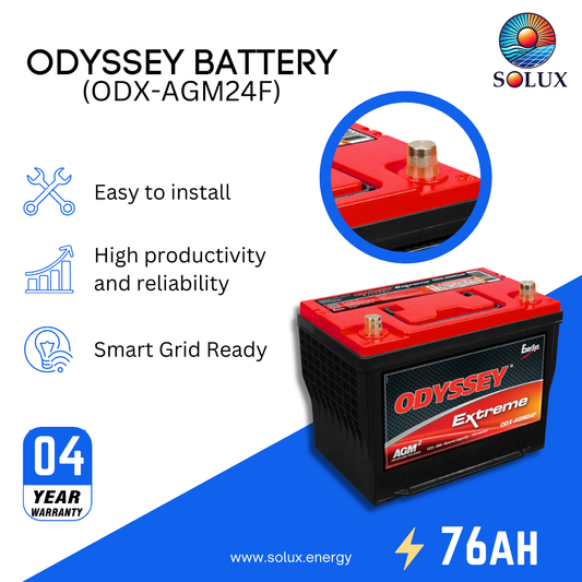 This is an image of Odyssey Battery ODX-AGM24F 12V 76Ah