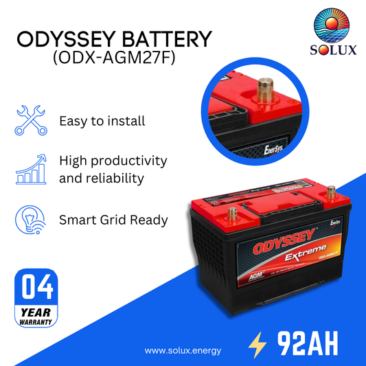 This is an image of Odyssey Battery ODX-AGM27F 12VDC 92Ah
