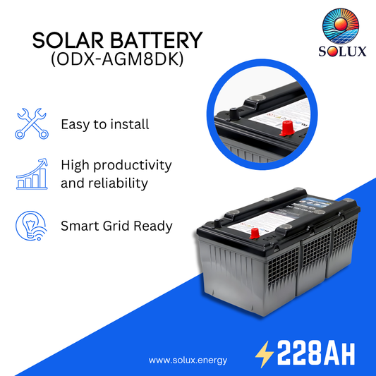 This is an image of Odyssey Battery 12VDC 228Ah Extreme Series AGM Battery