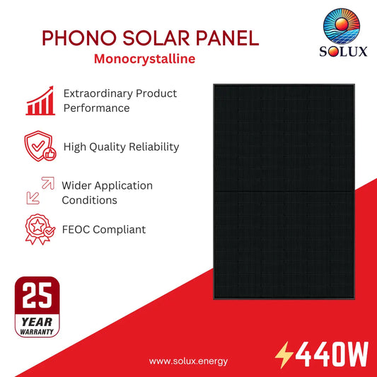 This is an image of Phono Solar PS440M8GF-18/VNHB 440 Watt Panel - FEOC Compliant