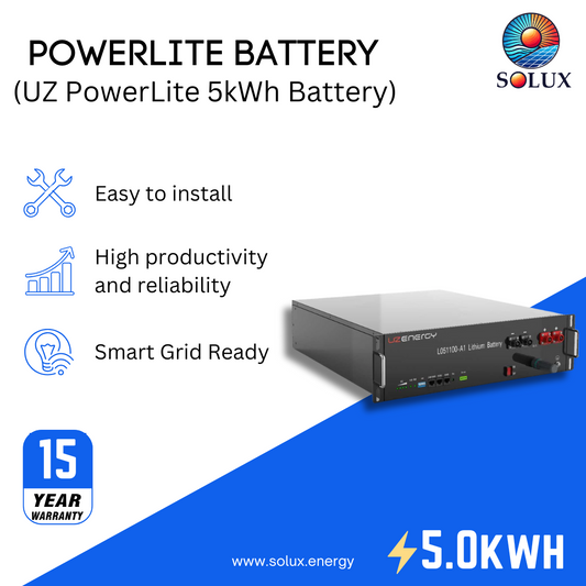 This is an image of PowerLite 5kWh Battery UZ L051100-B 5kWh
