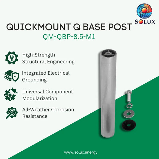 Quick Mount QM-QBP-8.5-M1 QBase 8.5" Post, Mill