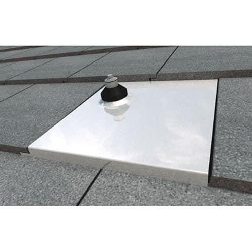 QuickMount Tile Replacement, Flat Tile, 3-1/4" Post, Mill (Minimum Purchase: 10 units)
