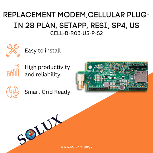 This is an image of Replace Modem, Cellular Plug-in 28 plan, SetApp, Resi, SP4, US
