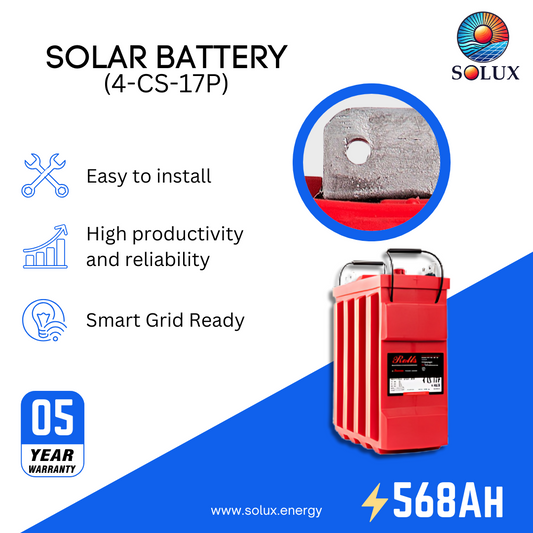 This is an image of Rolls Surrette 4-CS-17P 4VDC 568Ah Deep Cycle Battery