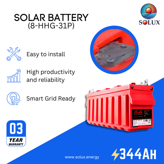 Rolls Surrette 8-HHG-31P 8VDC 344Ah Deep Cycle Battery