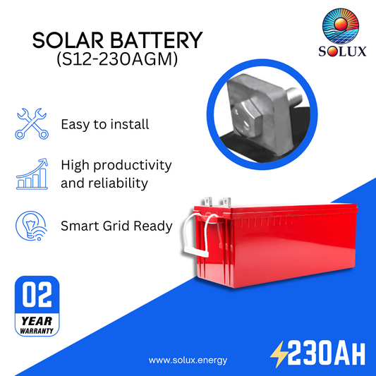 This is an image of Rolls Surrette S12-230AGM 12 volt 210Ah AGM Deep Cycle Battery