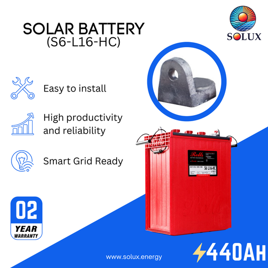 The rolls surrette s6-l16-hc battery is a high-capacity deep cycle battery designed for renewable energy systems, offering exceptional performance and longevity.