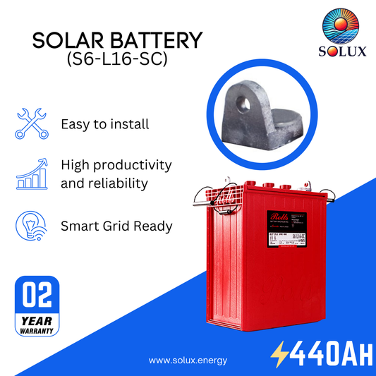 The rolls surrette s6-l16 battery is a reliable and high-performance deep cycle battery, ideal for a variety of applications, including renewable energy systems, RVs, and boats.