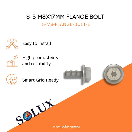 This is an image of S-5! M8 Flange Bolt | 17MM | 20MM (50 MOQ)