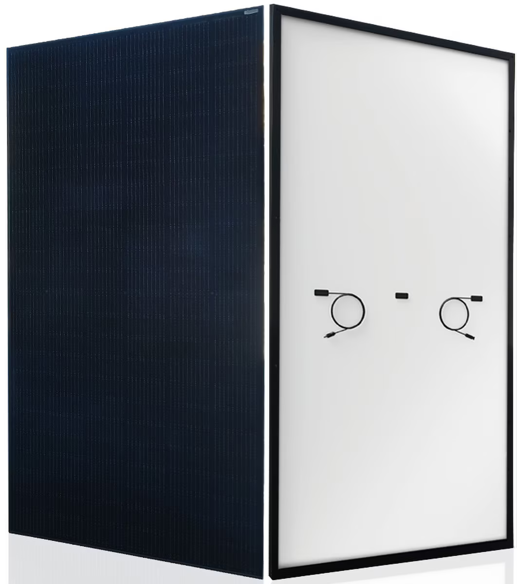 Sirius PV SIR-415-ELNSM54M-HC-DC-MID 415Watt 108 Half-Cell All Black Bifacial Solar Panel