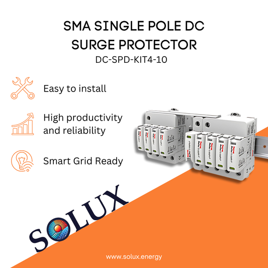 This is an image of SMA DC-SPD-KIT4-10 Single Pole DC Surge Protector