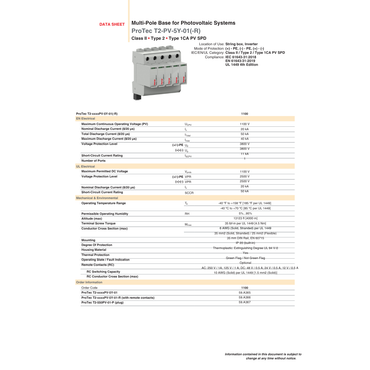 DC-SPD-KIT6-10 surge arresters