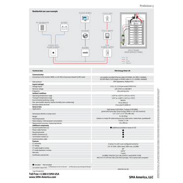 EMETER-US-50 energy consumption meter