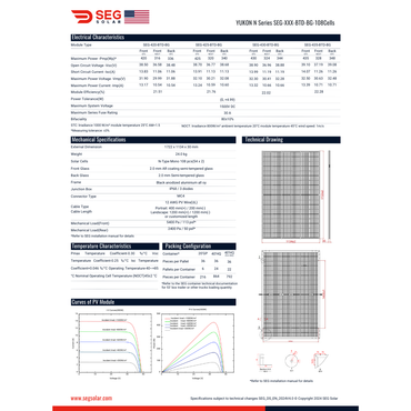 SEG-430-BTD-BG seg solar seg-430-btd-bg