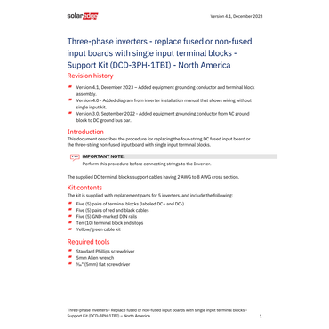 DCD-3PH-1TBK dc input