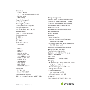 EVWNA-248-C18-E-W smart battery charge