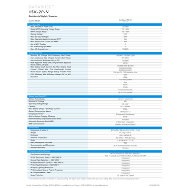 SolArk 15k Hybrid Inverter (SA-15K-2P-N)