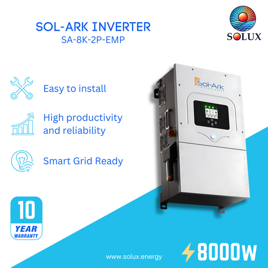 Sol-Ark 8kW Hybrid Inverter with EMP (SA-8K-2P-EMP)
