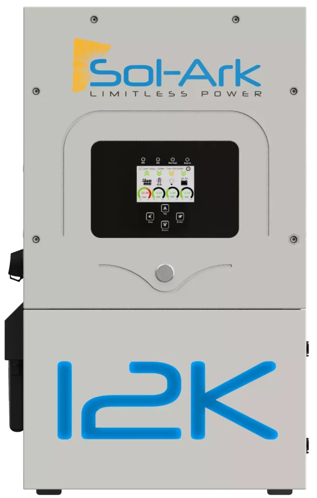 Product Image of Sol-Ark 12kW Hybrid Inverter with EMP (SA-12K-2P-EMP)