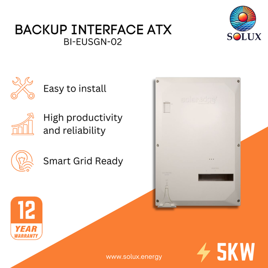 This is an image of SolarEdge Backup Interface 5kw ATX Service Side Connection