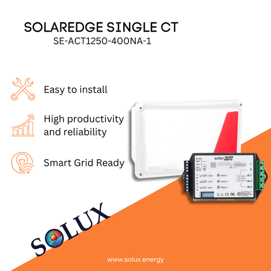 This is an image of Single Phase CT 400A Current Transformer SE-ACT1250-400NA-1