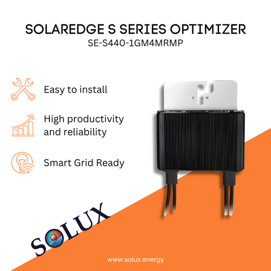 This is an image of SolarEdge with Optimizer S-Series