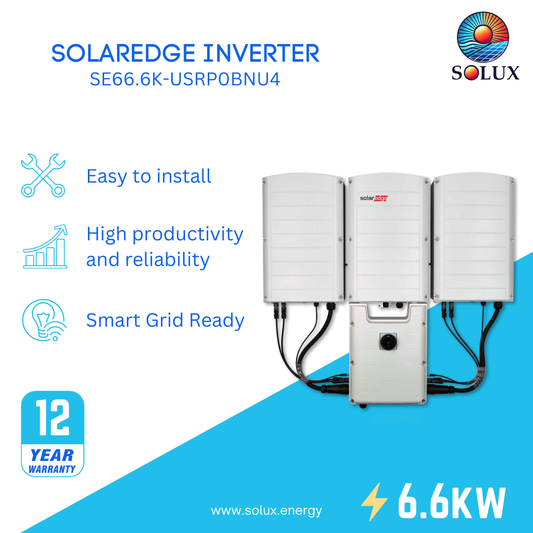 This is an image of SolarEdge 3 Phase Solar Inverters SE66.6K-USRP0BNU4 Clearance