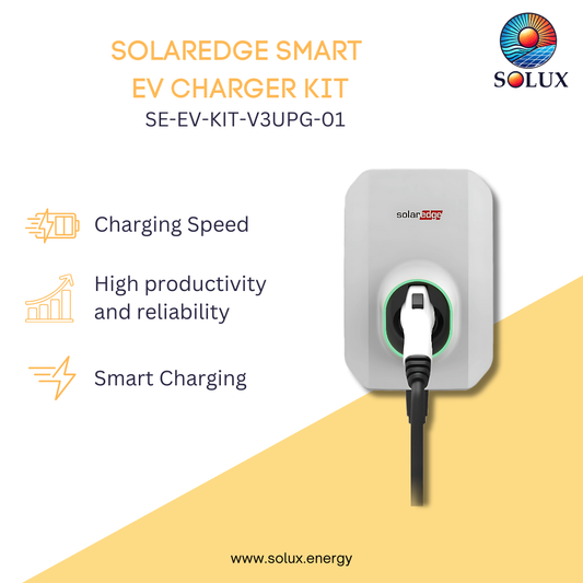 This is an image of SolarEdge Smart EV Solar Charger Kit, with HD-Wave inverter