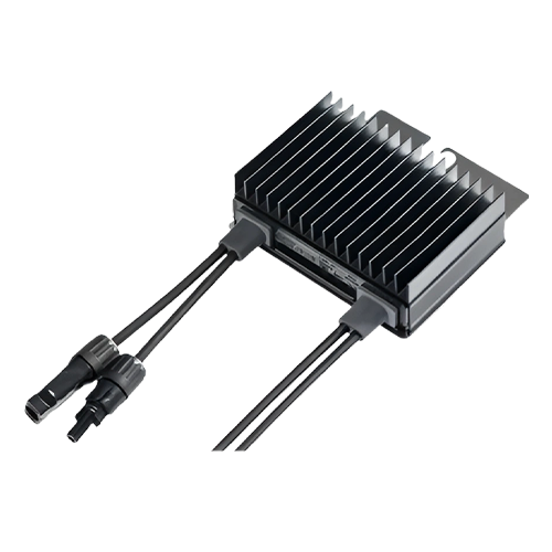 A single product image of solaredge power optimizer in transparent background