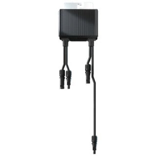 A black SolarEdge S440 Power Optimizer, which is a DC/DC converter designed for use in solar energy systems.