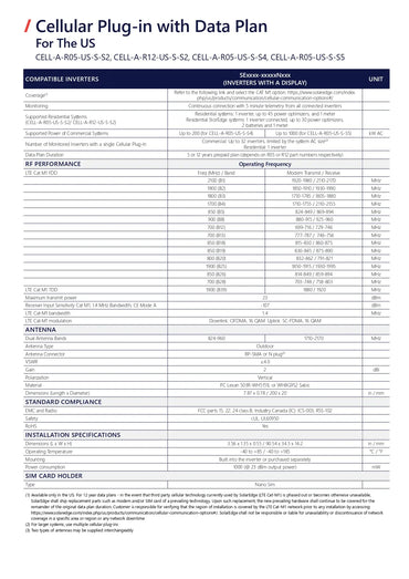 SE-CELL-A-R05-S-S2 with 5 year data plan included