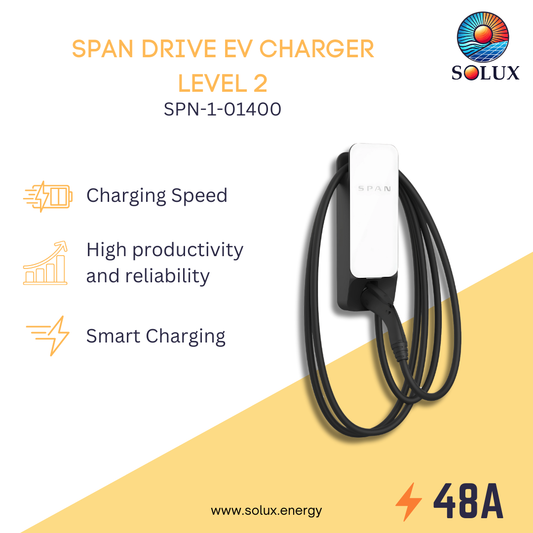 This is an image of Span Drive SPN-1-01400 EV Charger Level 2 (48A)