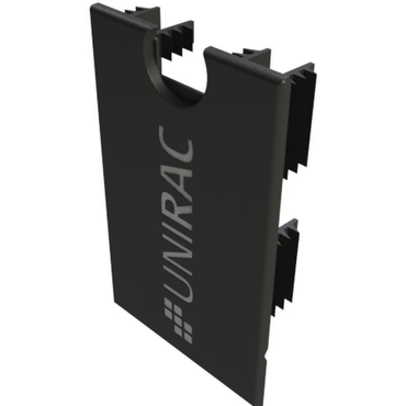 UNIRAC GFT RAIL END CAP, UV-BLK