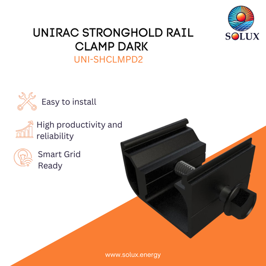UNIRAC STRONGHOLD RAIL CLAMP DARK